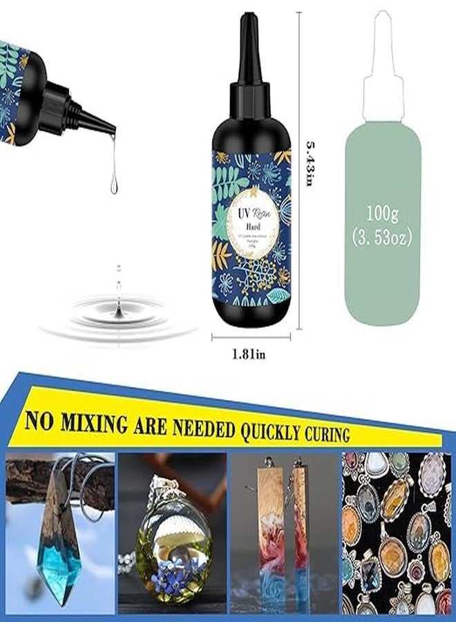 IRIKA 100g UV Resin for Resin Art and Crafts/fast dry/jwellery making/uv resin/pack of 1 - Image 3