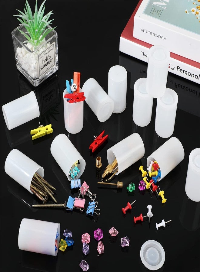 JOVITEC 200 Pcs Plastic Film Canister Holder 35 mm Empty Camera Reel Containers Storage Containers Case with Lids for Small Accessories Fish Hook Film Beads (White) - Image 4