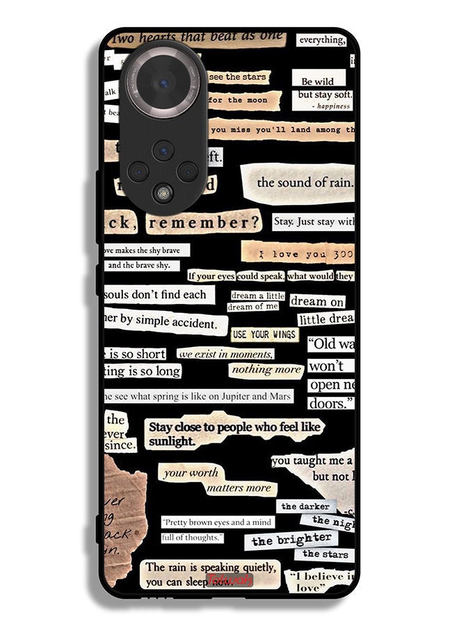 Tolwak Honor 50 Protective Case Cover Quotes Stickers - Image 1