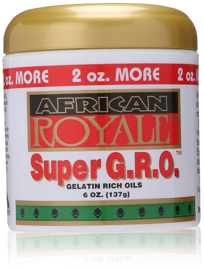 African Royale Super Gro Gelatin Rich Oil, 6 Ounce