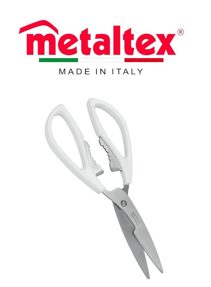 Metaltex Brico Multi-Purpose Kitchen Scissors â€“ Stainless Steel Blades (21cm) - Image 2