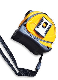 ABC Measuring tape 5m length x 25mm width , made of reinforced plastic and rubber, automatic locking that easily holds the tape in place, strong magnetic tip, clear and easy to read graduations, equipped with a hand lanyard for easy carrying and mobility while working.  - Image 4