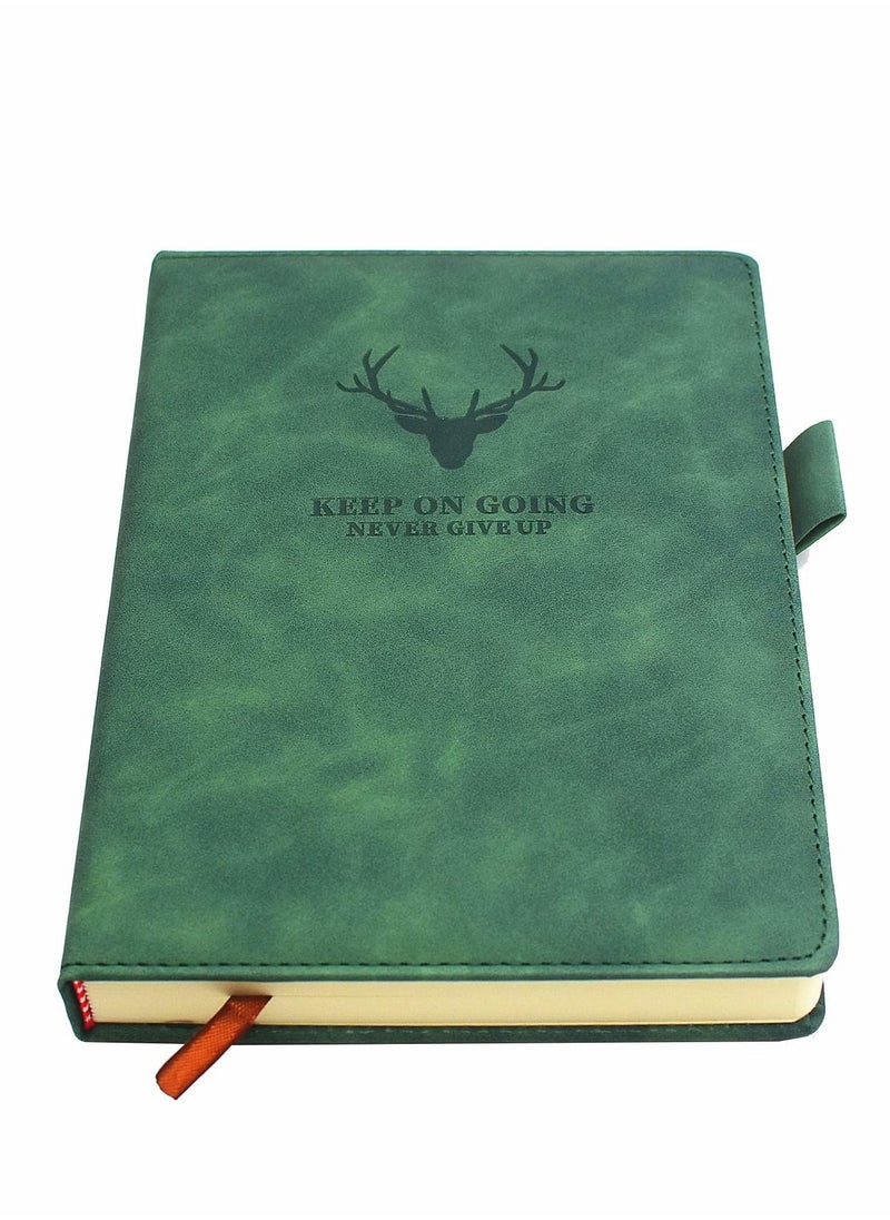 Y&D - A5 Notebook Journal Hardcover Executive Diary with Premium Thick Paper, College Lined Journal, 8.3"×5.7", 360 Page, Perfect for Office Home School Business Writing Note Taking (Green) - Image 1