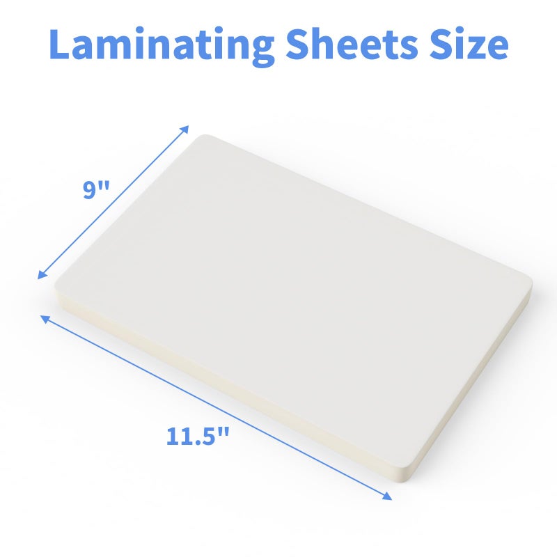 FungLam Thermal Laminating Pouches, FungLam Clear Laminating Sheets, 3 Mil Thickness Thermal Laminating Sheets, 9Ã—11.5 Inch Laminator Sheets for Laminators, Clear Plastic Letter Size Sheets, 50 Pack. - Image 2