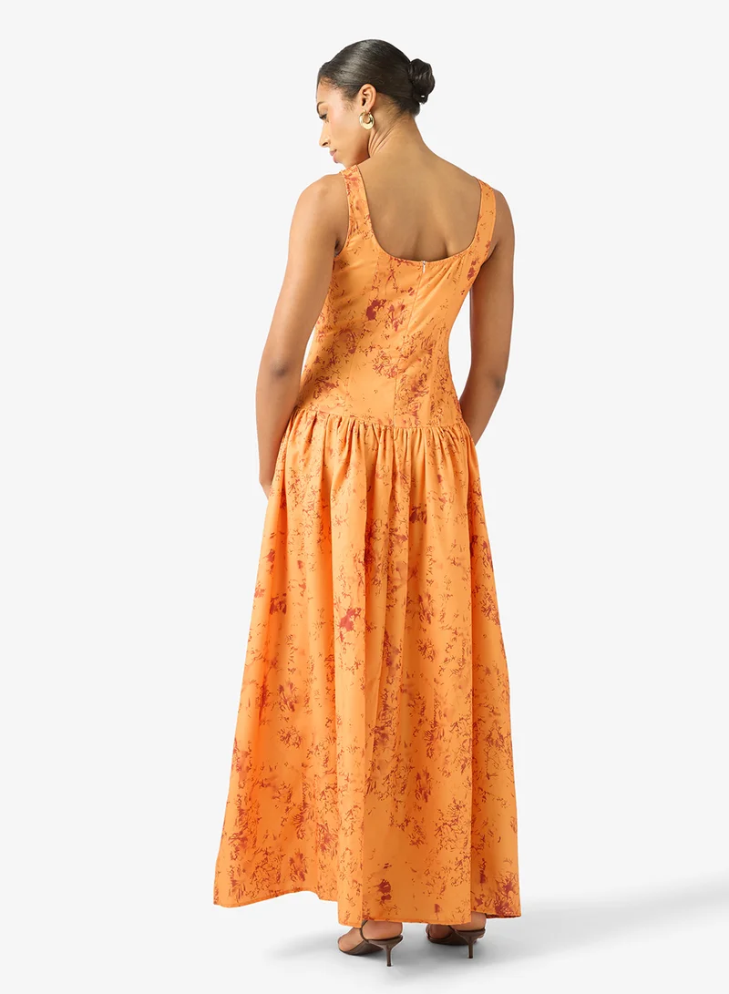 ايلا فستان بطبعة زهور