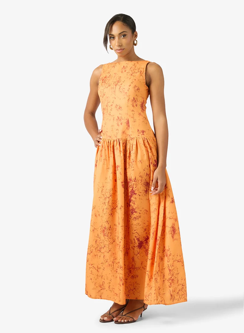 ايلا فستان بطبعة زهور