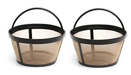 4Cup Basket Style Permanent Coffee Filters for Mr Coffee 4 Cup Coffeemakers Set of 2 29IN