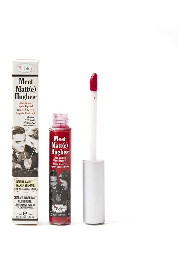 theBalm Meet Matte Hughes Long Lasting Liquid Lipstick Sentimental - Image 5