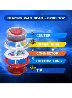 Y&D Battling Top Burst Gyro Toy, Spinning Top w/Sword Launcher, Battle Game Set Toys For 5 6 7 8 9 10 Years Old Boys Girls, Special training set metal gyro play games for kids' Gifts  - Image 5