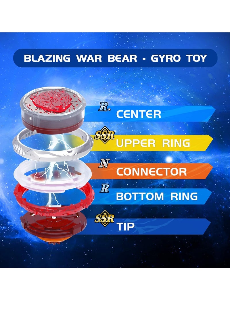 Y&D Battling Top Burst Gyro Toy, Spinning Top w/Sword Launcher, Battle Game Set Toys For 5 6 7 8 9 10 Years Old Boys Girls, Special training set metal gyro play games for kids' Gifts  - Image 5