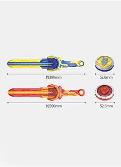 Y&D Battling Top Burst Gyro Toy, Spinning Top w/Sword Launcher, Battle Game Set Toys For 5 6 7 8 9 10 Years Old Boys Girls, Special training set metal gyro play games for kids' Gifts  - Image 4