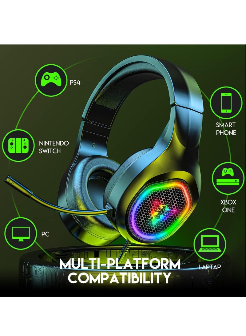 JAJEEK "3D Surround Sound Gaming Headset with Mic – G503 Wired Headphones for PC, Xbox, PS4, and More" - Image 5