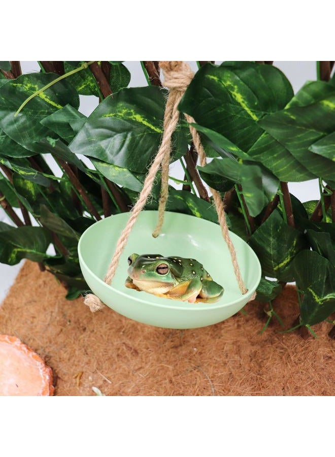 Neeenn Frog Swing Toys, Gecko Swing Toys, Plastic Reptile Amphibian Climbing Toys, Tank Aquarium Terrarium Decoration Accessories, Suitable for Frog Gecko Lizard Chameleon Hermit Crab Hamsters Rats - Image 4