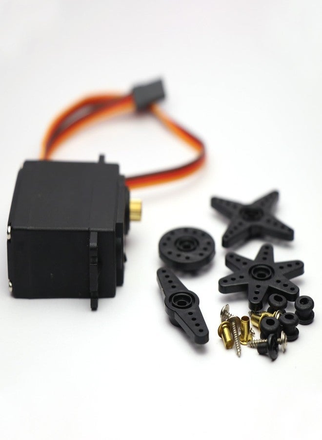 MECCANIXITY 1 Set Aluminum Servo Horn 25T Servo Horn Steering Double Arms Black Suitable for DIY RC Car/Boat/AirplanesBoat Model Accessories - Image 5