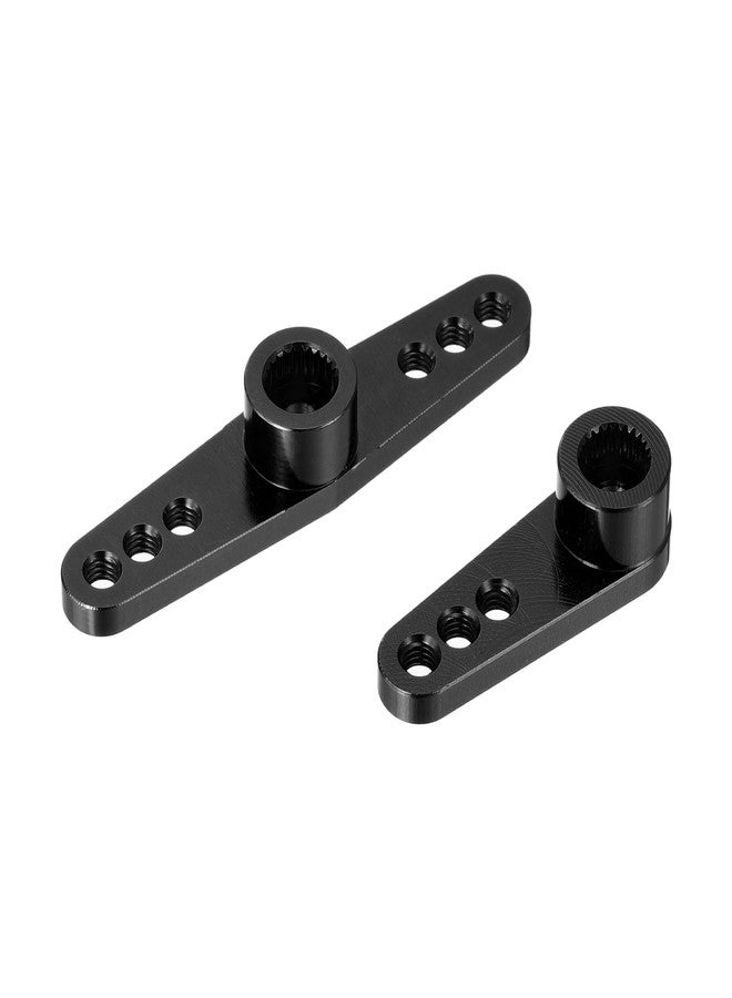 MECCANIXITY 1 Set Aluminum Servo Horn 25T Servo Horn Steering Double Arms Black Suitable for DIY RC Car/Boat/AirplanesBoat Model Accessories - Image 4