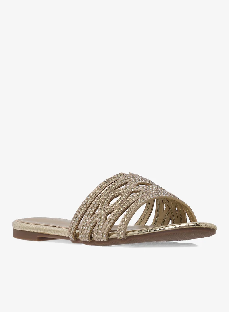Khizana Embellished Flat Sandals