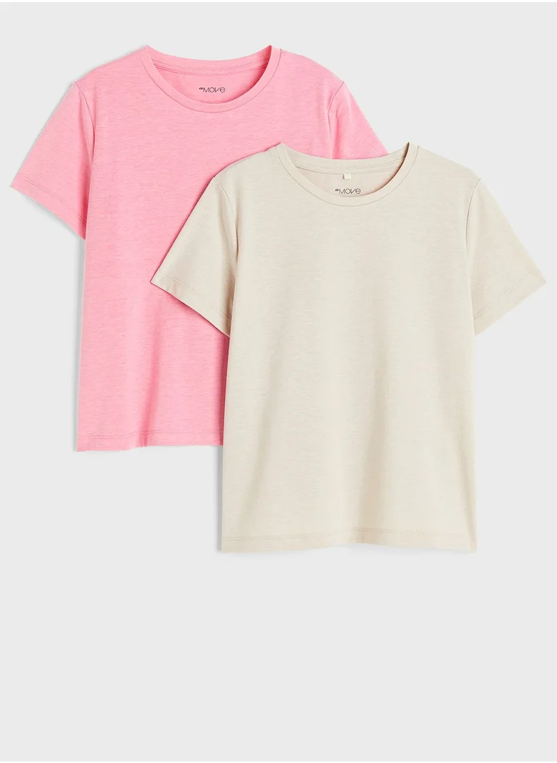 H&M Drymove™ Kids 2 Pack Assorted T-Shirts