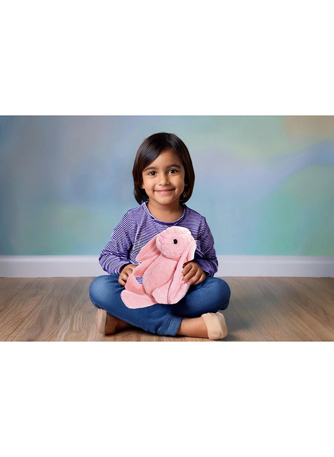 Toto Toys - Plush Bunny With Floppy Ears Pink Color Size 33 cm - Image 1