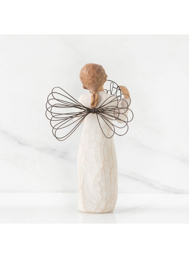 Willow Tree Just for You Angel, with Sincere Thanks, A Gift to Express Appreciation and Thankfulness for Teachers, Volunteers, Donors, Caregivers, Friends, Sculpted Hand-Painted Angel Figure - Image 4