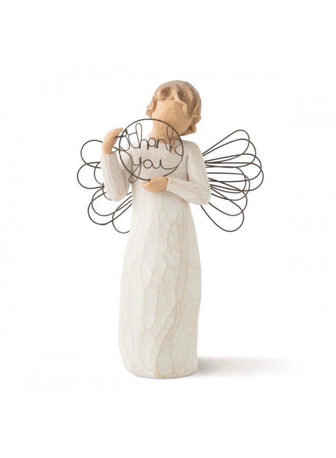 Willow Tree Just for You Angel, with Sincere Thanks, A Gift to Express Appreciation and Thankfulness for Teachers, Volunteers, Donors, Caregivers, Friends, Sculpted Hand-Painted Angel Figure - Image 1