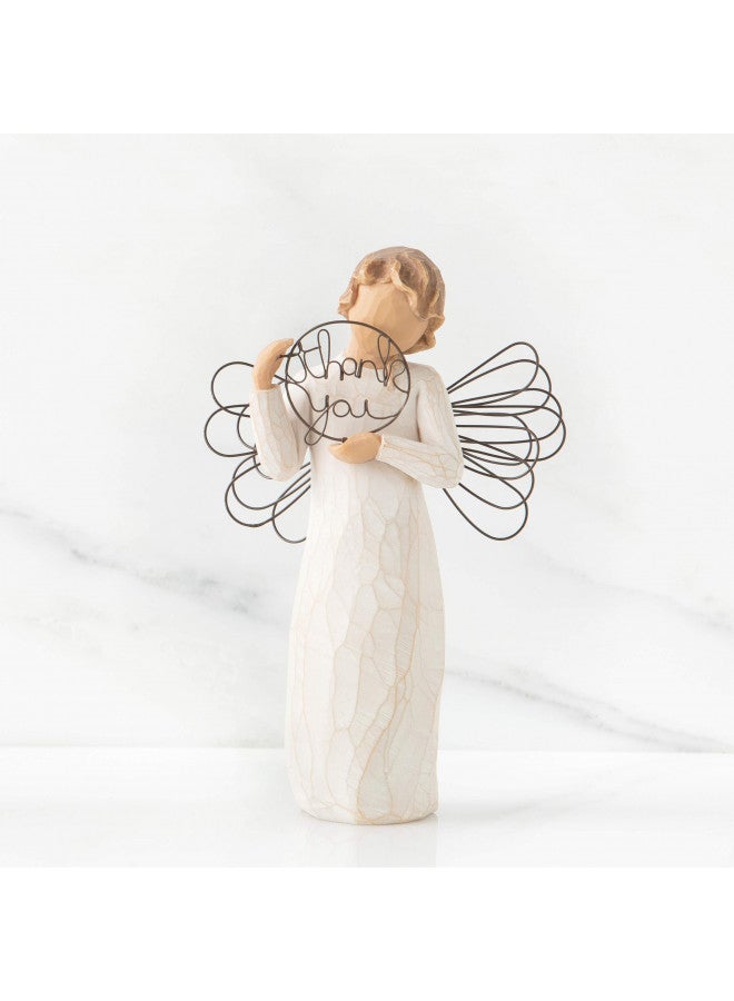 Willow Tree Just for You Angel, with Sincere Thanks, A Gift to Express Appreciation and Thankfulness for Teachers, Volunteers, Donors, Caregivers, Friends, Sculpted Hand-Painted Angel Figure - Image 2