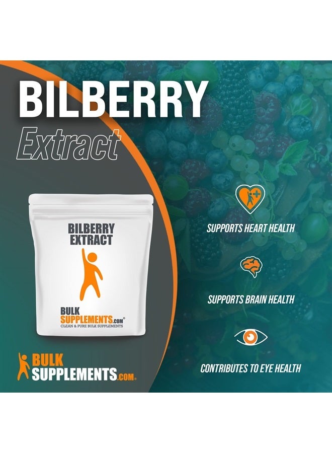 BulkSupplements .com Bilberry Extract Powder - Antioxidant Powder - Eye Supplements - Vision Supplements - Anthocyanin Supplement - Bilberry Fruit Extract 1000mg Supplement (100 Grams - 3.5 oz) - Image 2