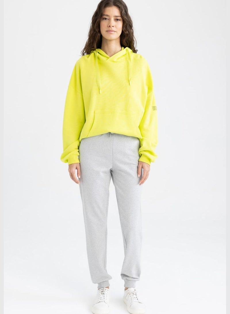 DeFacto Regular Fit Tie Waist Joggers - Image 1