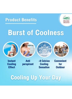 SNAKE BRAND Cooling Mist Direct Effect Instant Cool Down Body, Classic Original Scent, 1.1 Oz (30 Ml) - Daily Use Body Mist  - Image 2