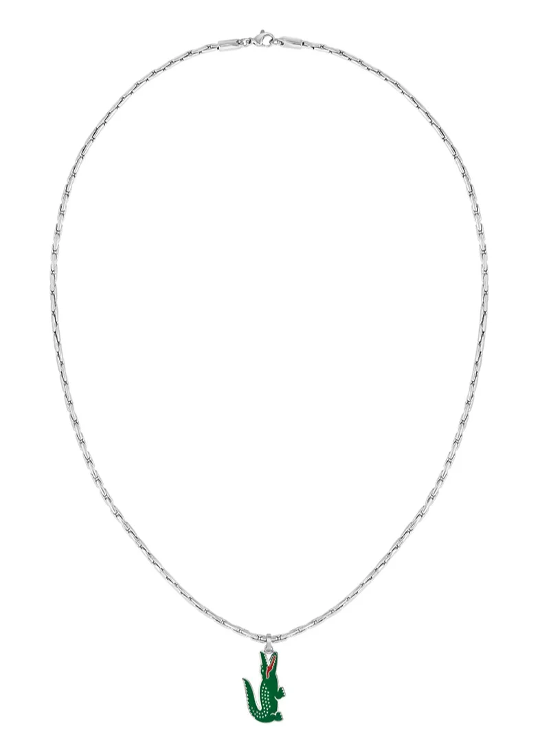 لاكوست Lacoste Men's Silver Chain Necklaces - 2040228
