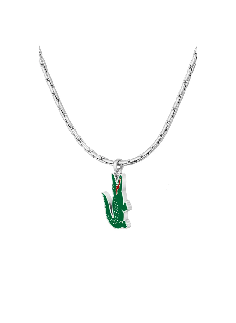 لاكوست Lacoste Men's Silver Chain Necklaces - 2040228
