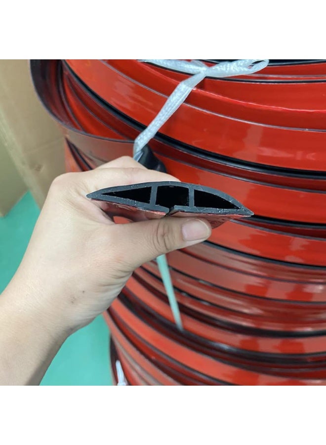 Floor Cord Cover,  Over Floor Cord Protector Self Adhesive Power Cable Protector Wire Cover for Walls, Silicone Cord Protector Ideal Extension Cord Cover to Protect Wires On Floor  - Image 5