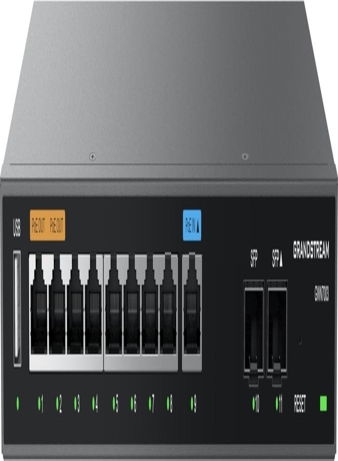 Grandstream GWN7003 | 11-Port Wired Gigabit VPN Router | Dual PoE Output Ports - Image 1