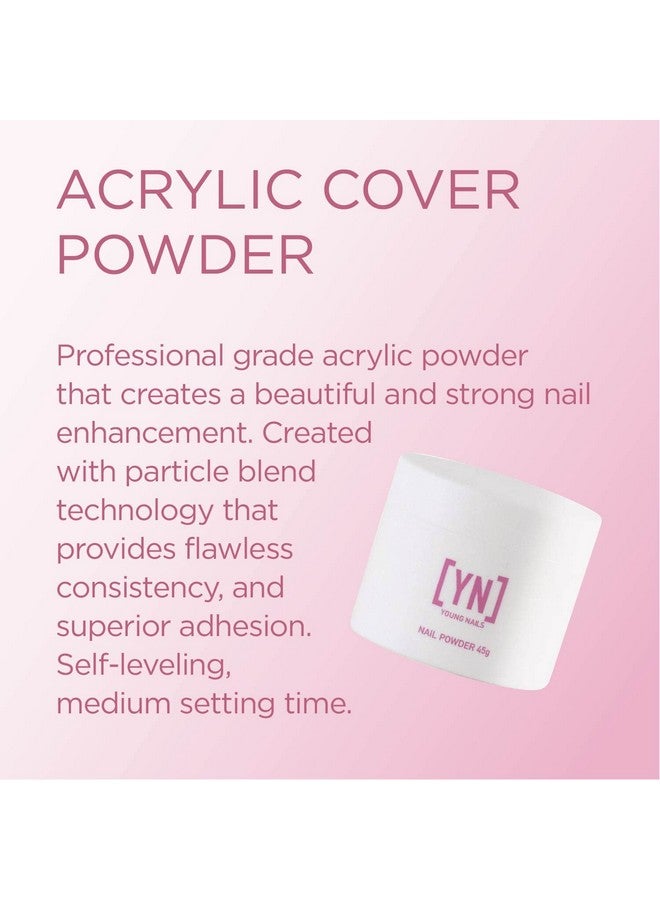 Young Nails Acrylic Cover Powder, Rosebud, 45 Gram - Image 2
