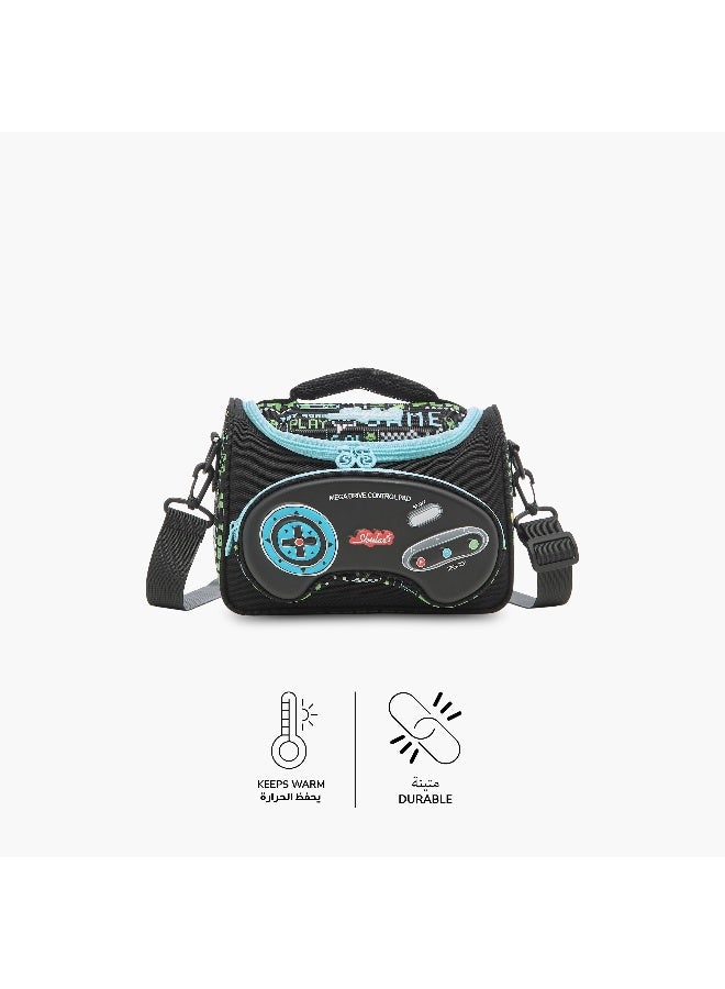 Skylar Game Print Lunch Bag for Kids - Image 4