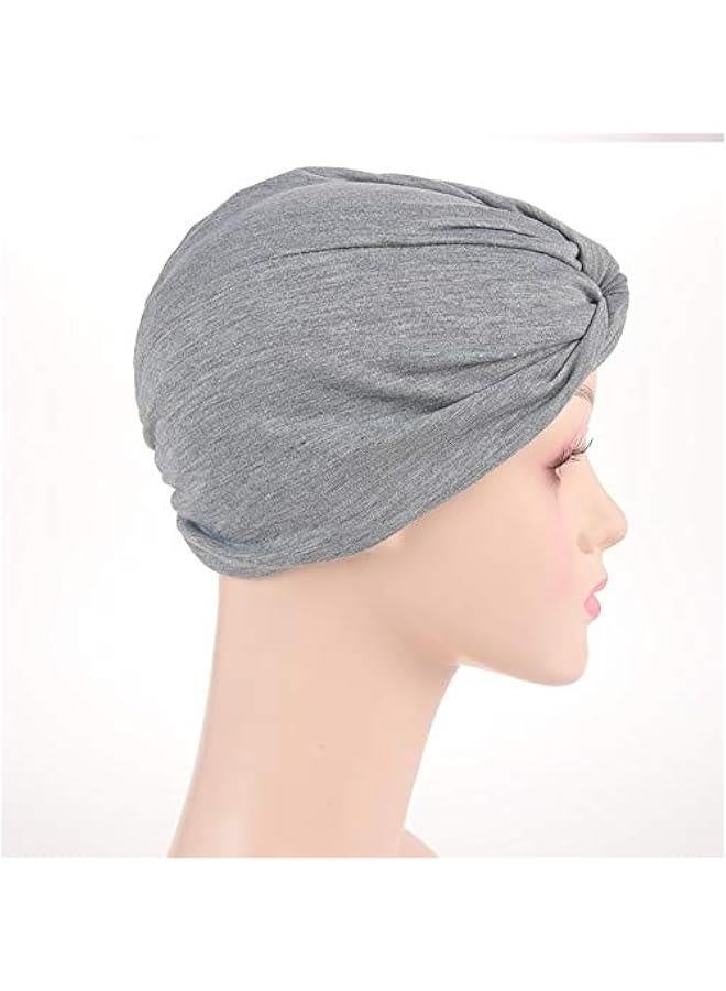 Chemo Sleep Turban Headwear Scarf Beanie Cap Hat for Cancer Patient Hair Loss  - Image 5