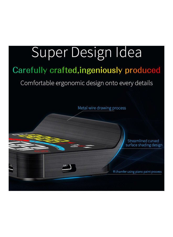 نيبمينينت Car HUD Display, GPS Head Up Display Windshield Projector with Speed - Image 4