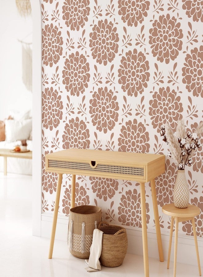 Stencil Revolution All-Over Dahlia Pattern Wall Stencil - Wall Stencil, Wall Paint Stencils, All-Over Stencil, Accent Wall Stencil - Alternative to Wallpaper Or Vinyl Decals - Image 3