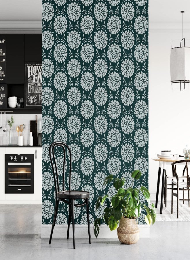 Stencil Revolution All-Over Dahlia Pattern Wall Stencil - Wall Stencil, Wall Paint Stencils, All-Over Stencil, Accent Wall Stencil - Alternative to Wallpaper Or Vinyl Decals - Image 4