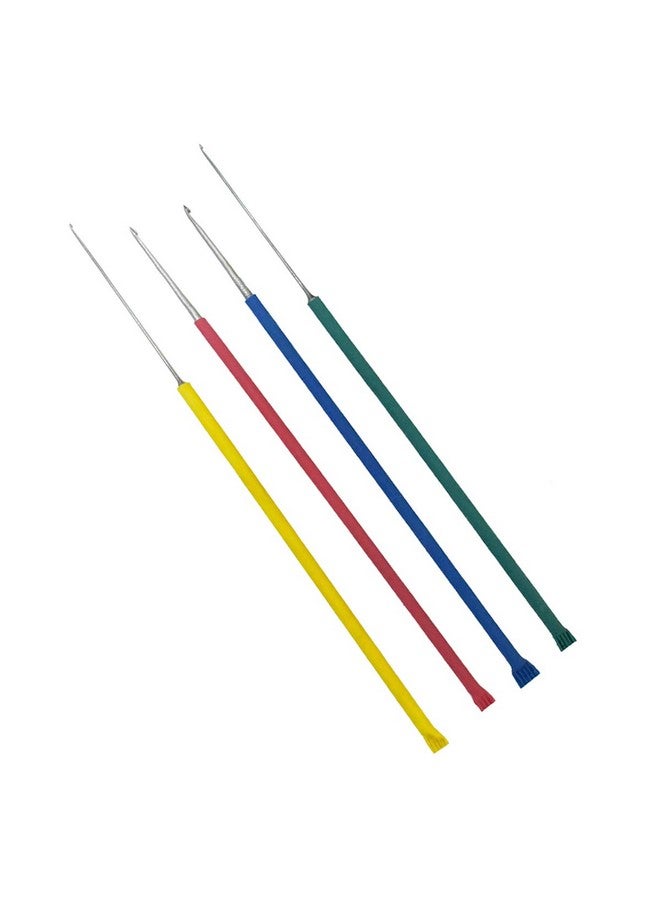 Embroiderymaterial Aari Embroidery Needles with Colorful Sleeves for Beading and Embroidery Purpose (Pack of 4) - Image 1