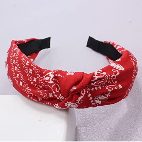 Lvyeer Bandana Headbands for Women Knotted Headband Fashion Chiffon Fabric Hairband for Women and Girls Cute Hair Accessory (Knotted-B) - Image 5