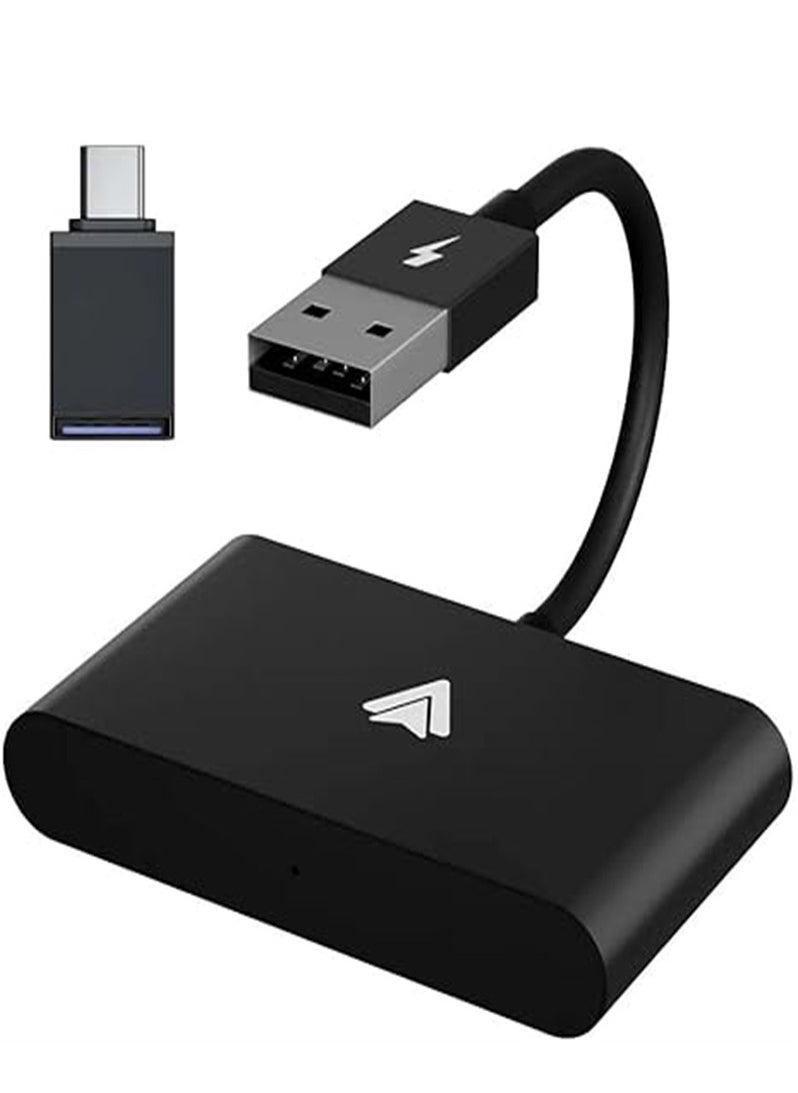 Wireless receiver for Android Auto, adapter turns the original wired car into a wireless car wifi navigation car box (black)