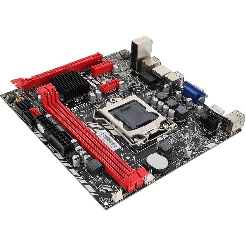 لوحة أم B75m 1155 لسطح المكتب من نوع DDR3 Micro ATX متوافقة مع معالجات Intel Core I3 - Image 1