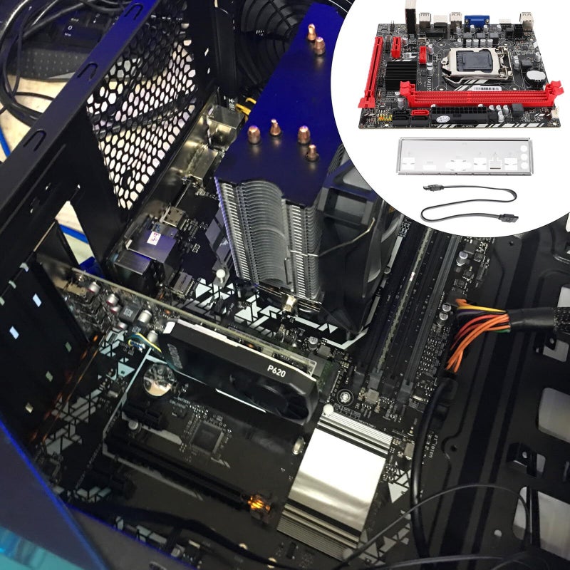 لوحة أم B75m 1155 لسطح المكتب من نوع DDR3 Micro ATX متوافقة مع معالجات Intel Core I3 - Image 5