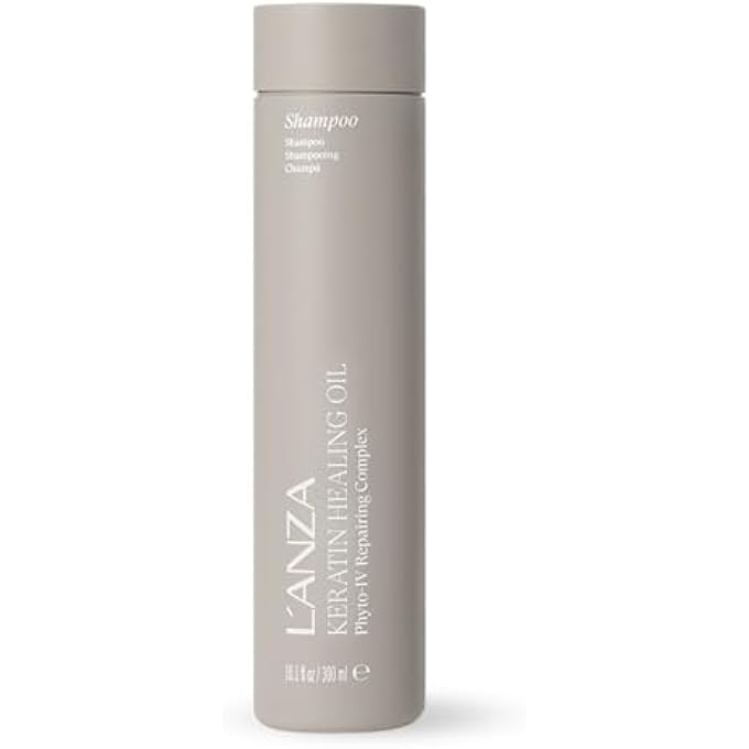 L'anza KERATIN HEALING OIL LUSTROUS SHAMPOO FOR DAMAGED HAIR  NOURISHES, REPAIRS, AND BOOSTS HAIR SHINE AND STRENGTH FOR A PERFECT SILKY LOOK, SULFATE-FREE, PARABENS-FREE, GLUTEN-FREE (10.1 FL OZ) - Image 2