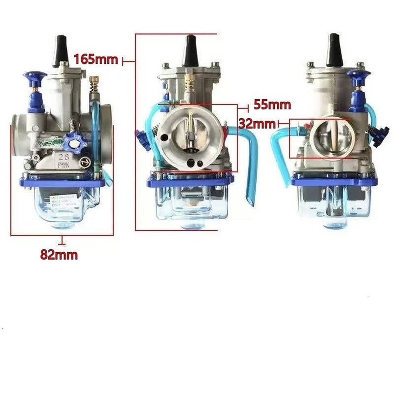 PWK 32mm Carburetor for Yamaha, Honda, Kawasaki, Suzuki 2T/4T, Compatible with Scooters, ATVs, Motorcycles (250-300cc) - Image 2