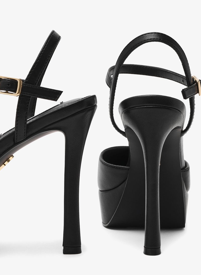 STEVE MADDEN RAVISHED Solid Ankle Strap Pumps - Image 5
