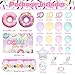 Winrayk 131Pcs Donut Birthday Party Decorations Supplies for Girls Donut Balloon Garland Arch Kit Grow Up Backdrop Tablecloth Star Sprinkle Foil Balloons Kids Baby Shower Sweet One Party Decorations - Image 4