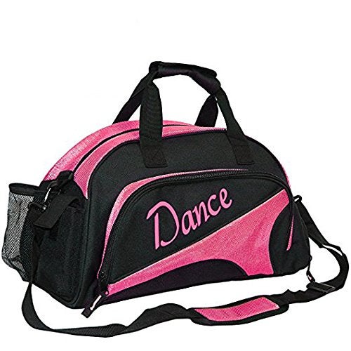 WVMKOR Womens Nylon Dance Sport Duffel Girls Gym Bag Rose Medium - Image 1