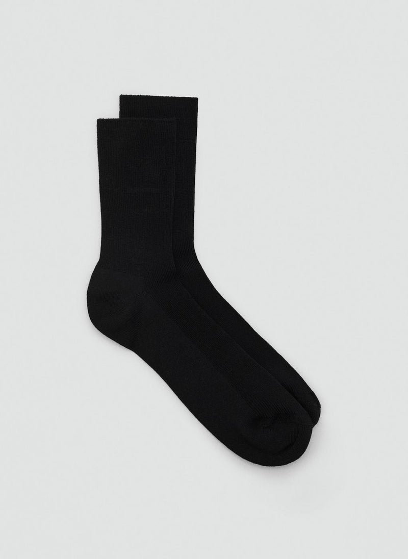 MANGO Ribbed cotton socks - Image 1