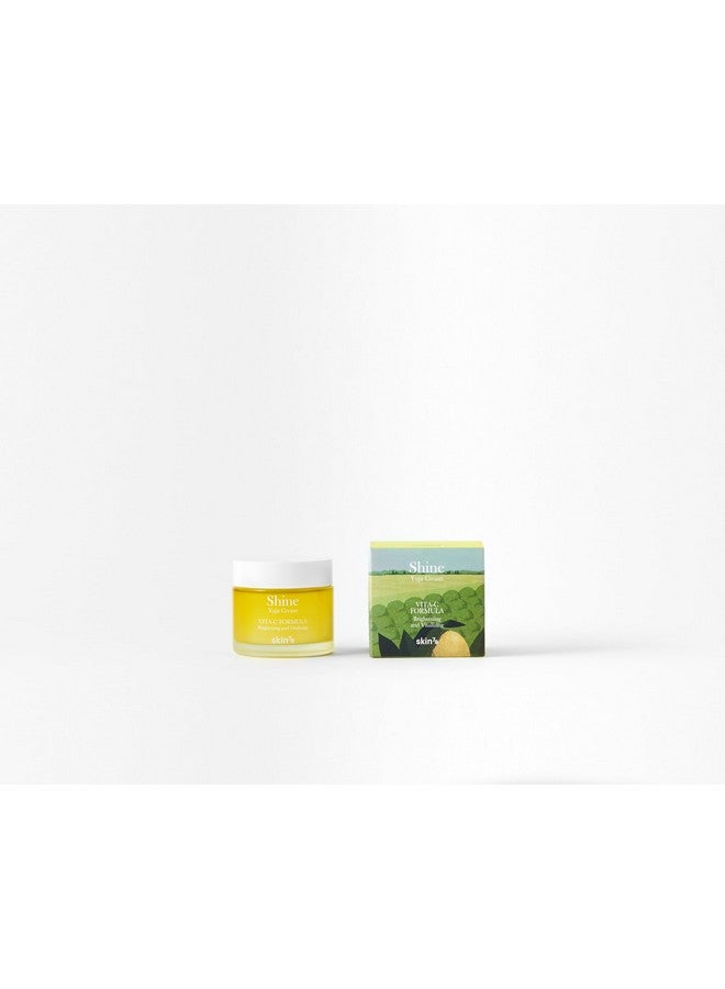 - كريم Shine Yuja بحجم 2.36 أونصة سائلة/70 مل، تركيبة فيتا سي، كريم منشط